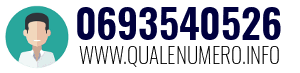 Numero di telefono 0693540526 0693540526