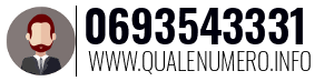 Numero di telefono 0693543331 0693543331