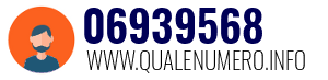 Numero di telefono 06939568 06939568