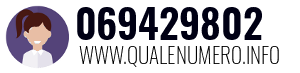 Numero di telefono 069429802 069429802