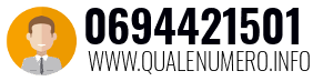 Numero di telefono 0694421501 0694421501