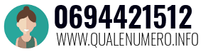 Numero di telefono 0694421512 0694421512