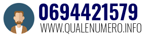 Numero di telefono 0694421579 0694421579
