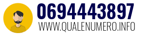 Numero di telefono 0694443897 0694443897