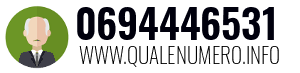 Numero di telefono 0694446531 0694446531