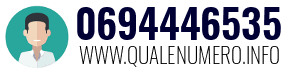 Numero di telefono 0694446535 0694446535