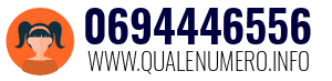 Numero di telefono 0694446556 0694446556