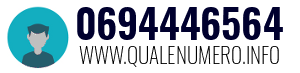 Numero di telefono 0694446564 0694446564