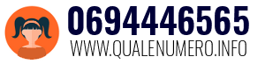 Numero di telefono 0694446565 0694446565