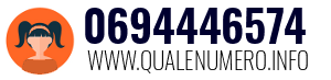 Numero di telefono 0694446574 0694446574