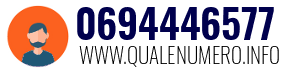 Numero di telefono 0694446577 0694446577