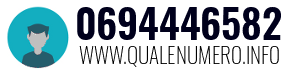 Numero di telefono 0694446582 0694446582