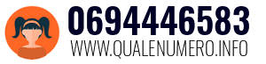 Numero di telefono 0694446583 0694446583