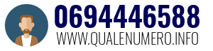 Numero di telefono 0694446588 0694446588