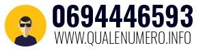 Numero di telefono 0694446593 0694446593