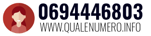 Numero di telefono 0694446803 0694446803
