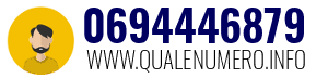 Numero di telefono 0694446879 0694446879
