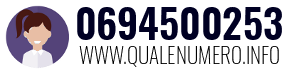 Numero di telefono 0694500253 0694500253