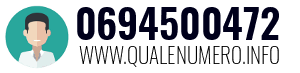 Numero di telefono 0694500472 0694500472