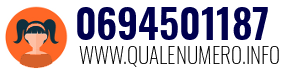 Numero di telefono 0694501187 0694501187