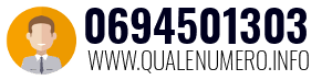Numero di telefono 0694501303 0694501303