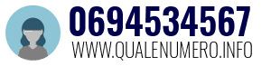 Numero di telefono 0694534567 0694534567