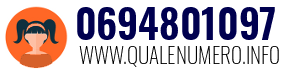 Numero di telefono 0694801097 0694801097