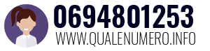 Numero di telefono 0694801253 0694801253