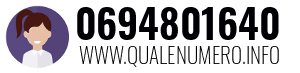 Numero di telefono 0694801640 0694801640