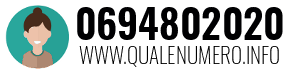 Numero di telefono 0694802020 0694802020