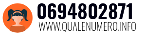 Numero di telefono 0694802871 0694802871