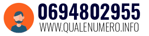 Numero di telefono 0694802955 0694802955
