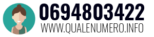 Numero di telefono 0694803422 0694803422