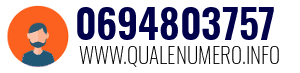 Numero di telefono 0694803757 0694803757