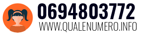 Numero di telefono 0694803772 0694803772
