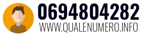 Numero di telefono 0694804282 0694804282