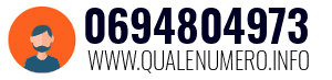 Numero di telefono 0694804973 0694804973