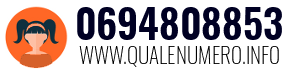 Numero di telefono 0694808853 0694808853