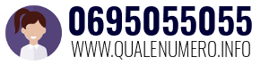 Numero di telefono 0695055055 0695055055
