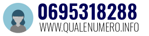 Numero di telefono 0695318288 0695318288