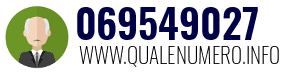 Numero di telefono 069549027 069549027