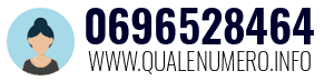 Numero di telefono 0696528464 0696528464