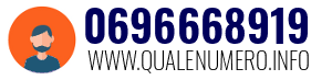 Numero di telefono 0696668919 0696668919