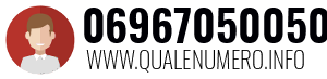 Numero di telefono 06967050050 06967050050
