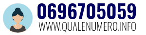 Numero di telefono 0696705059 0696705059