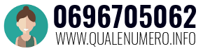 Numero di telefono 0696705062 0696705062