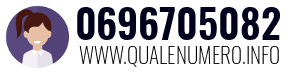 Numero di telefono 0696705082 0696705082