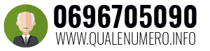 Numero di telefono 0696705090 0696705090