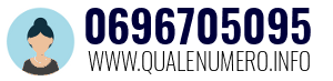 Numero di telefono 0696705095 0696705095