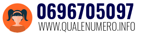 Numero di telefono 0696705097 0696705097